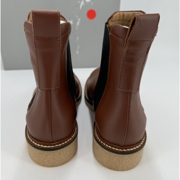 Everlane The Italian Leather Chelsea Boot Tobacco Brown 7.5 Women's Gum Outsole - Picture 7 of 10